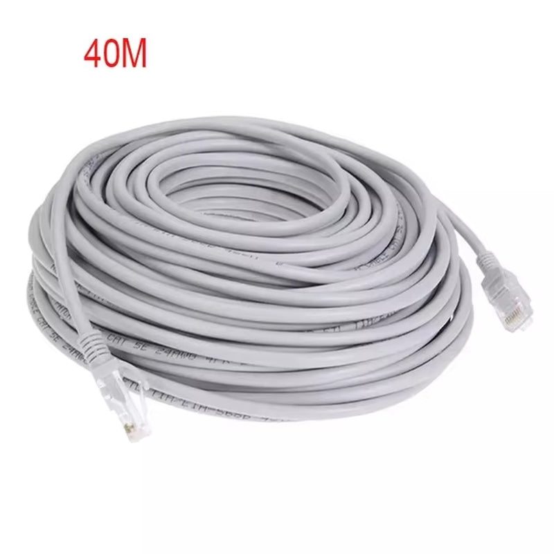 Cable Ethernet De Alta Velocidad Cat5E RJ45 Cable De Red LAN Enrutador De Ordenador Patch Cord , 1M/5M/10M/15M/20M/30M/50M